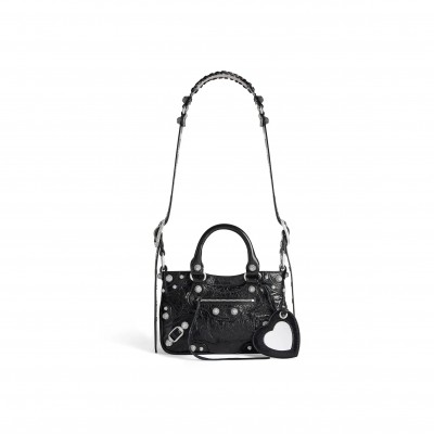 BALENCIAGA NEO CAGOLE SHOULDER BAG IN BLACK 751523210BK1000 (29.2*23.8*5cm)